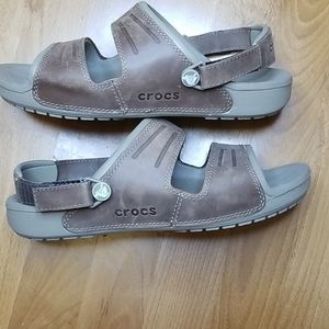 Mens Leather Crocs